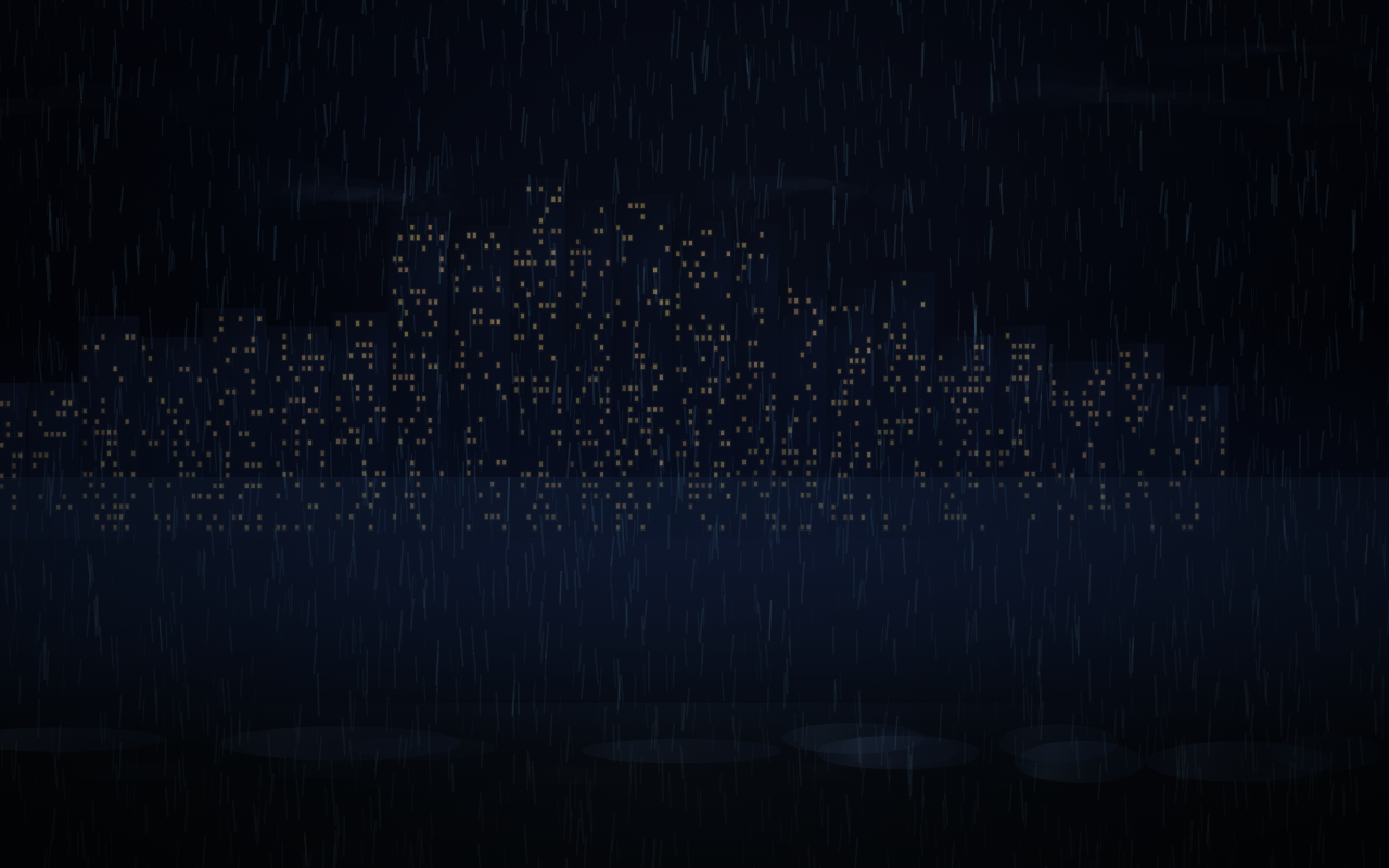 Embedded artifact: Thunderstorm Over City