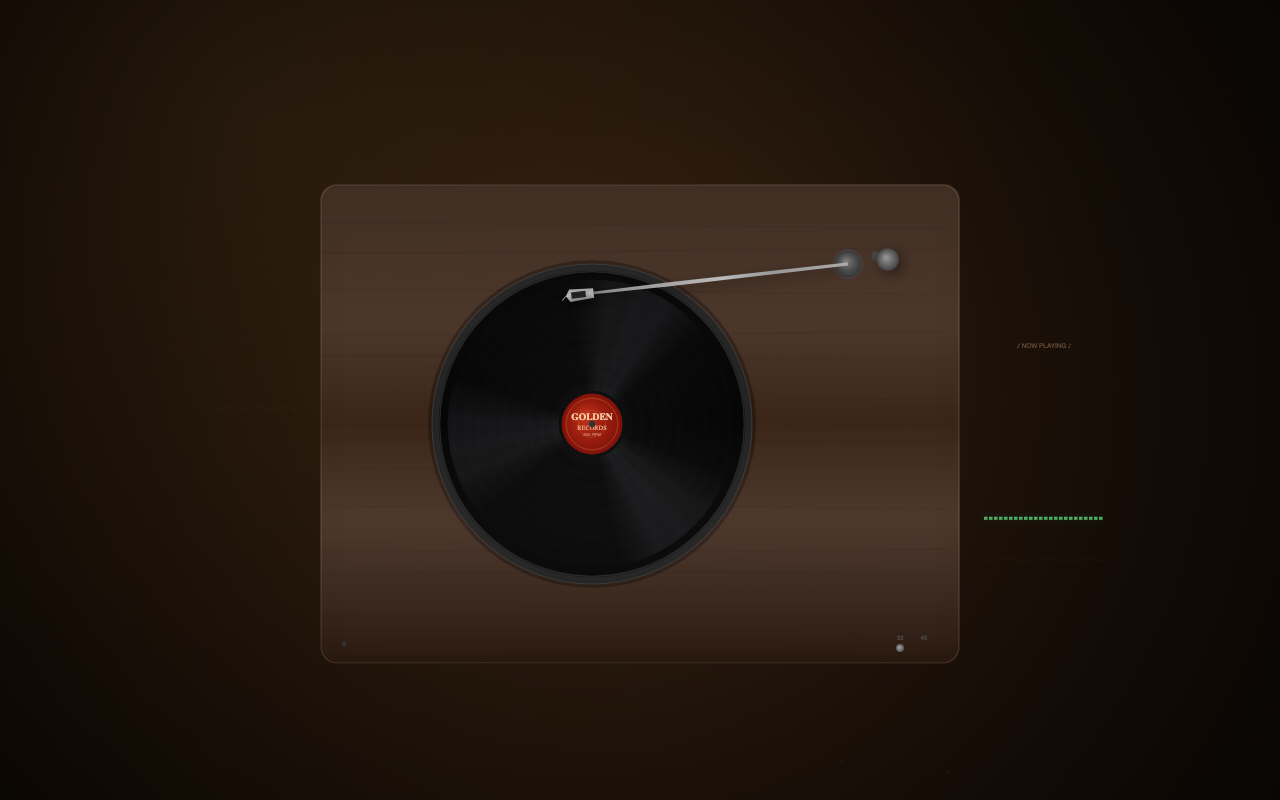 Screenshot of Vinyl Record Player