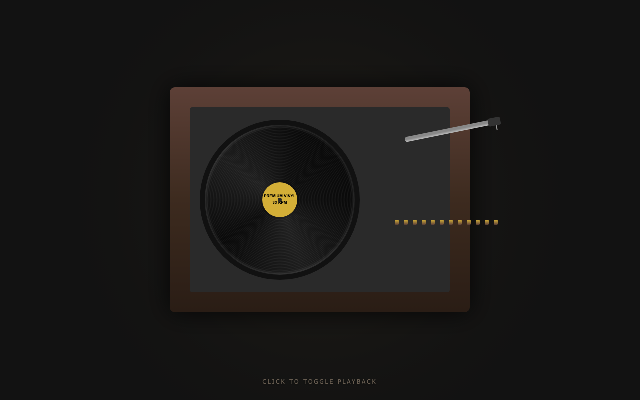 Screenshot of Vinyl Record Player