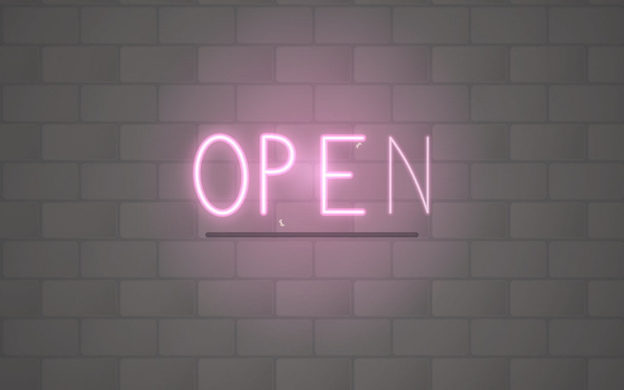 Screenshot of Neon Sign Flickering